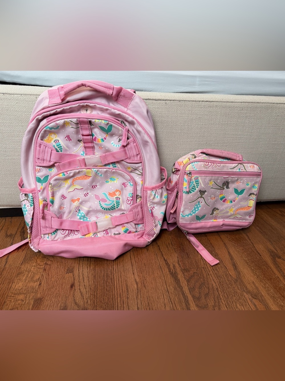Pottery Barn Kids Mermaids Backpack & Lunch bag